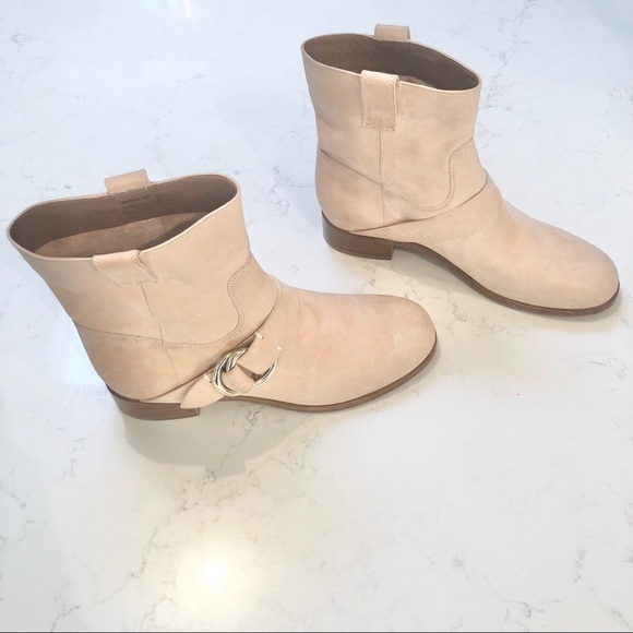 Frye Shoes - FRYE Tan Riki Ring Strap Ankle Bootie Women's  SZ 9.5